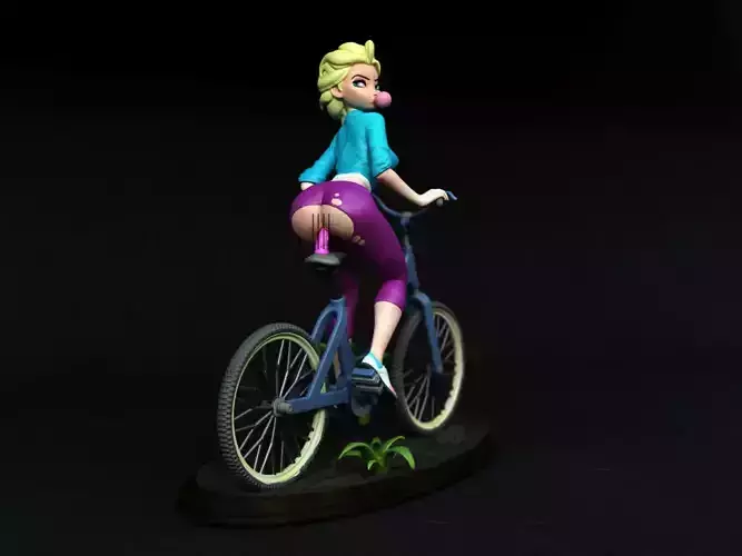 elsa bike 3D print model