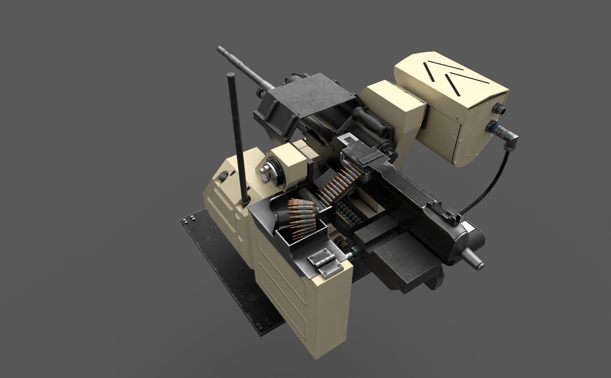 Pitbull RWS Low-poly 3D model_2