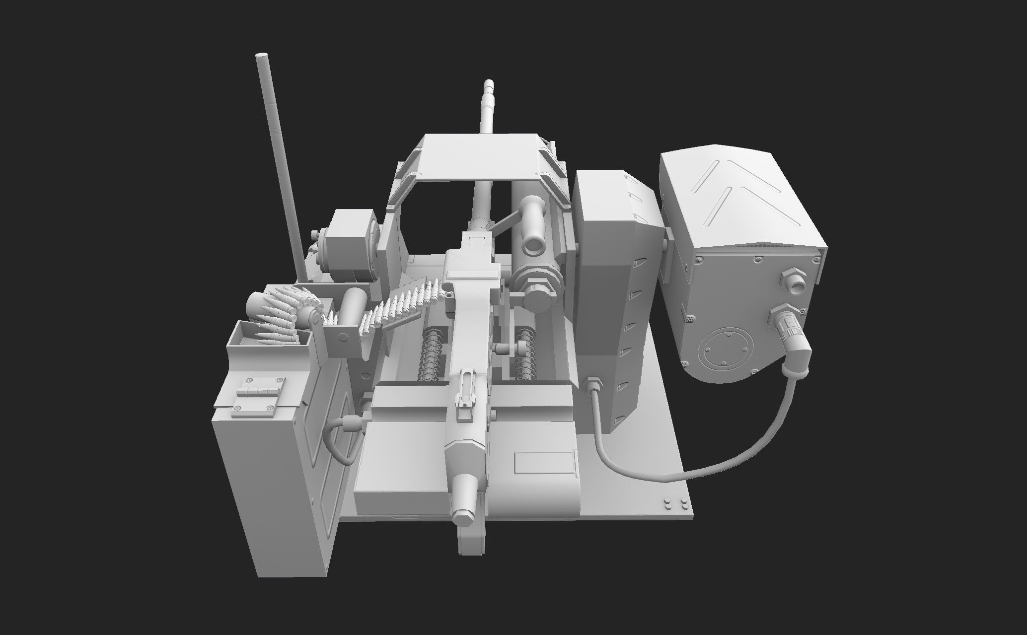 Pitbull RWS Low-poly 3D model_5