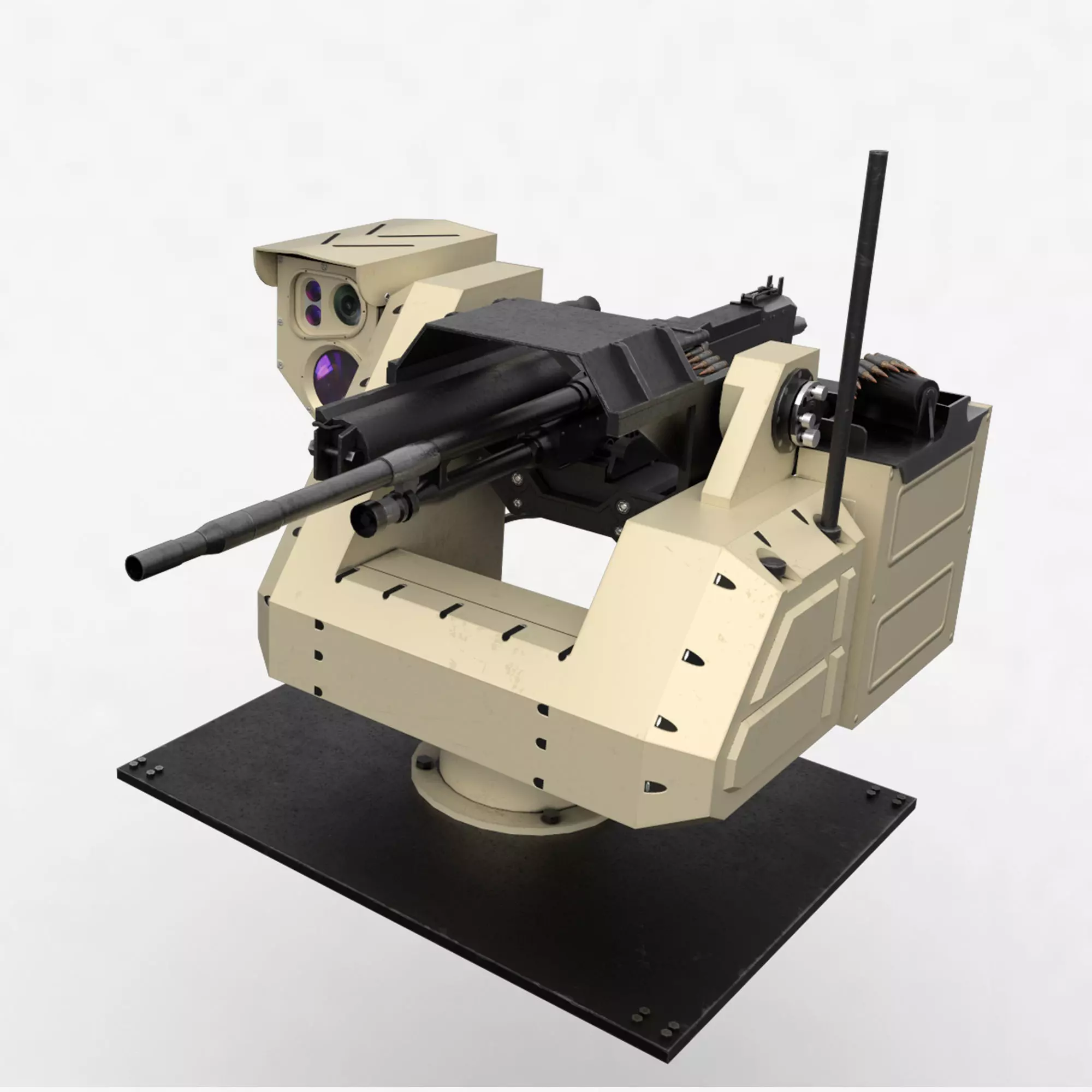 Pitbull RWS Low-poly 3D model_0