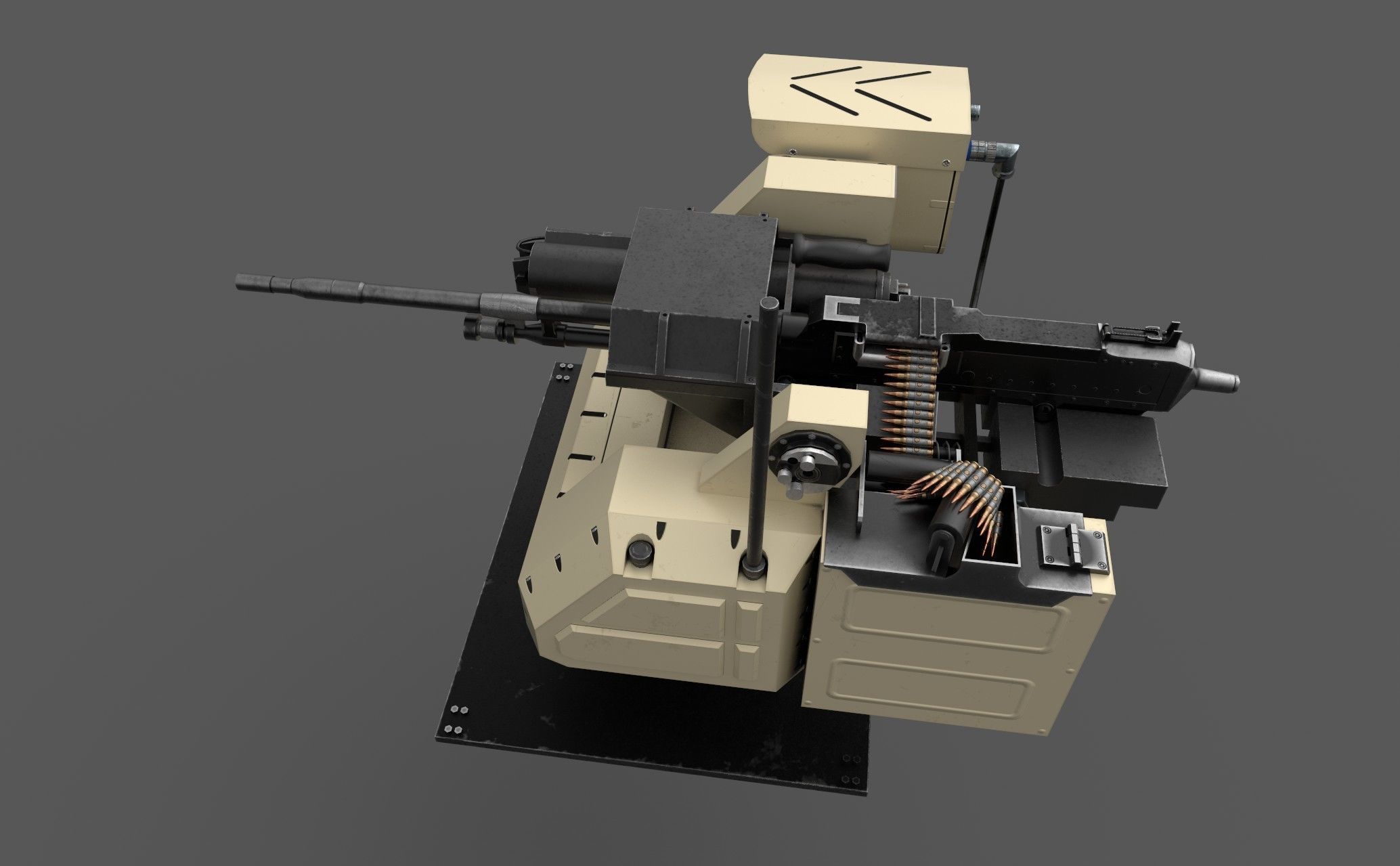 Pitbull RWS Low-poly 3D model_10