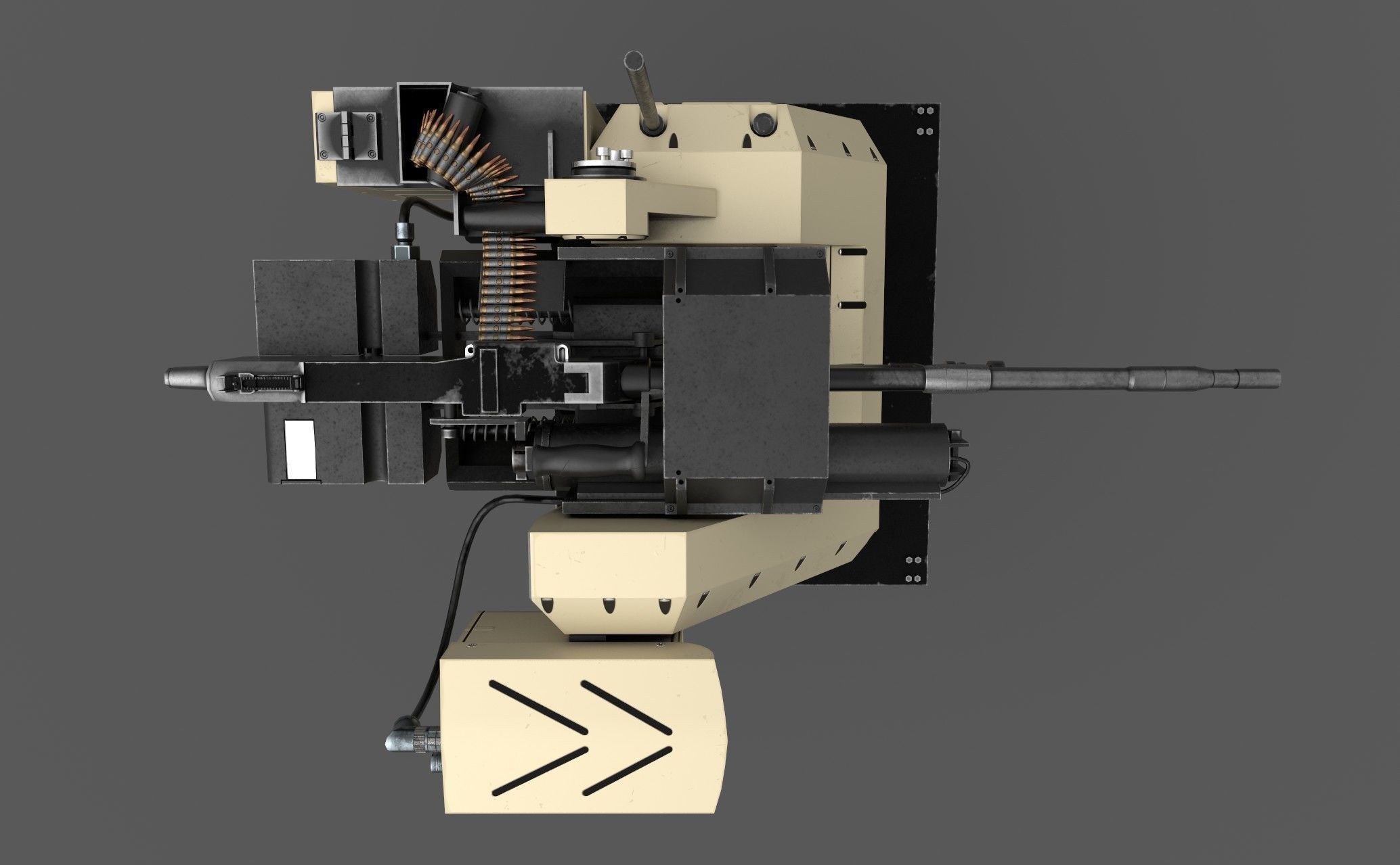 Pitbull RWS Low-poly 3D model_8