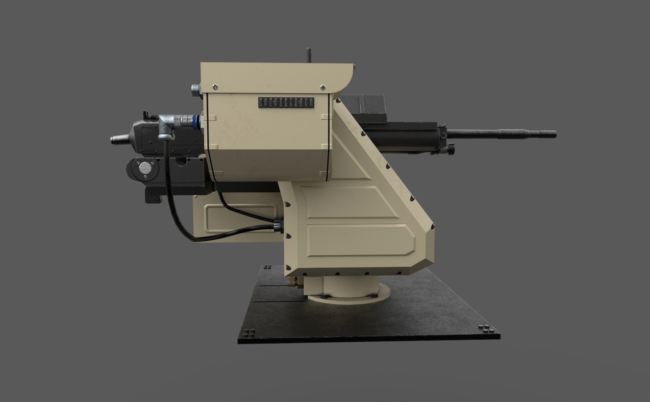 Pitbull RWS Low-poly 3D model_7