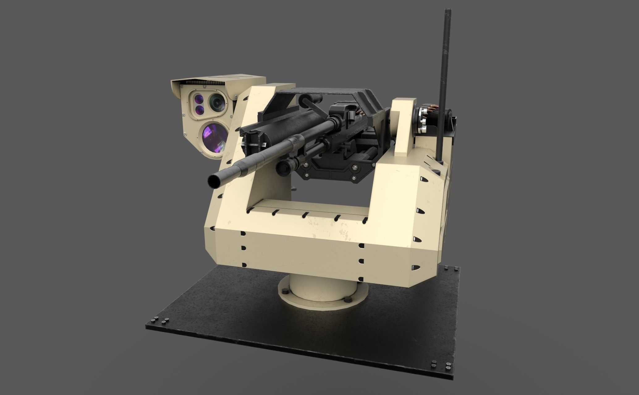 Pitbull RWS Low-poly 3D model_11