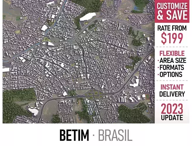 Betim - 3D City Model