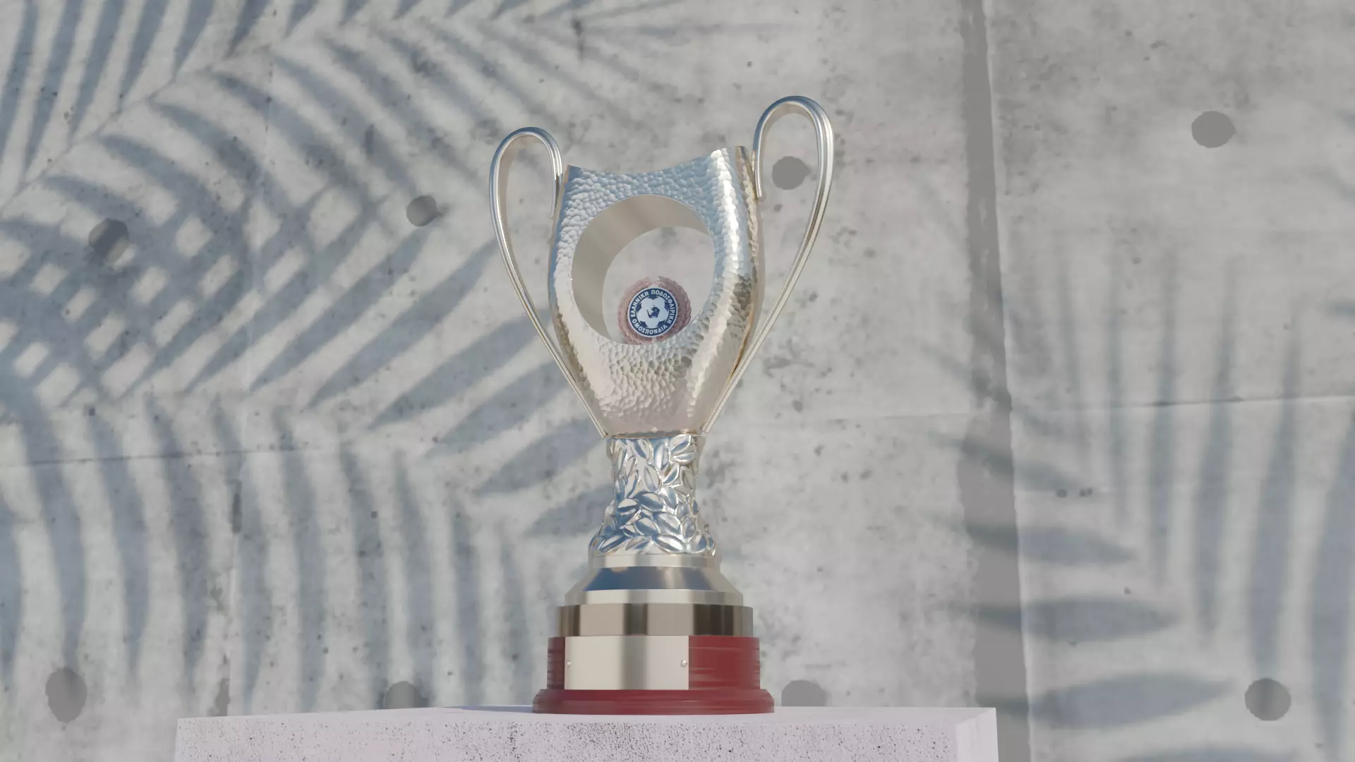 Greek Soccer Trophy - Exquisite 3d replica 3D print model
