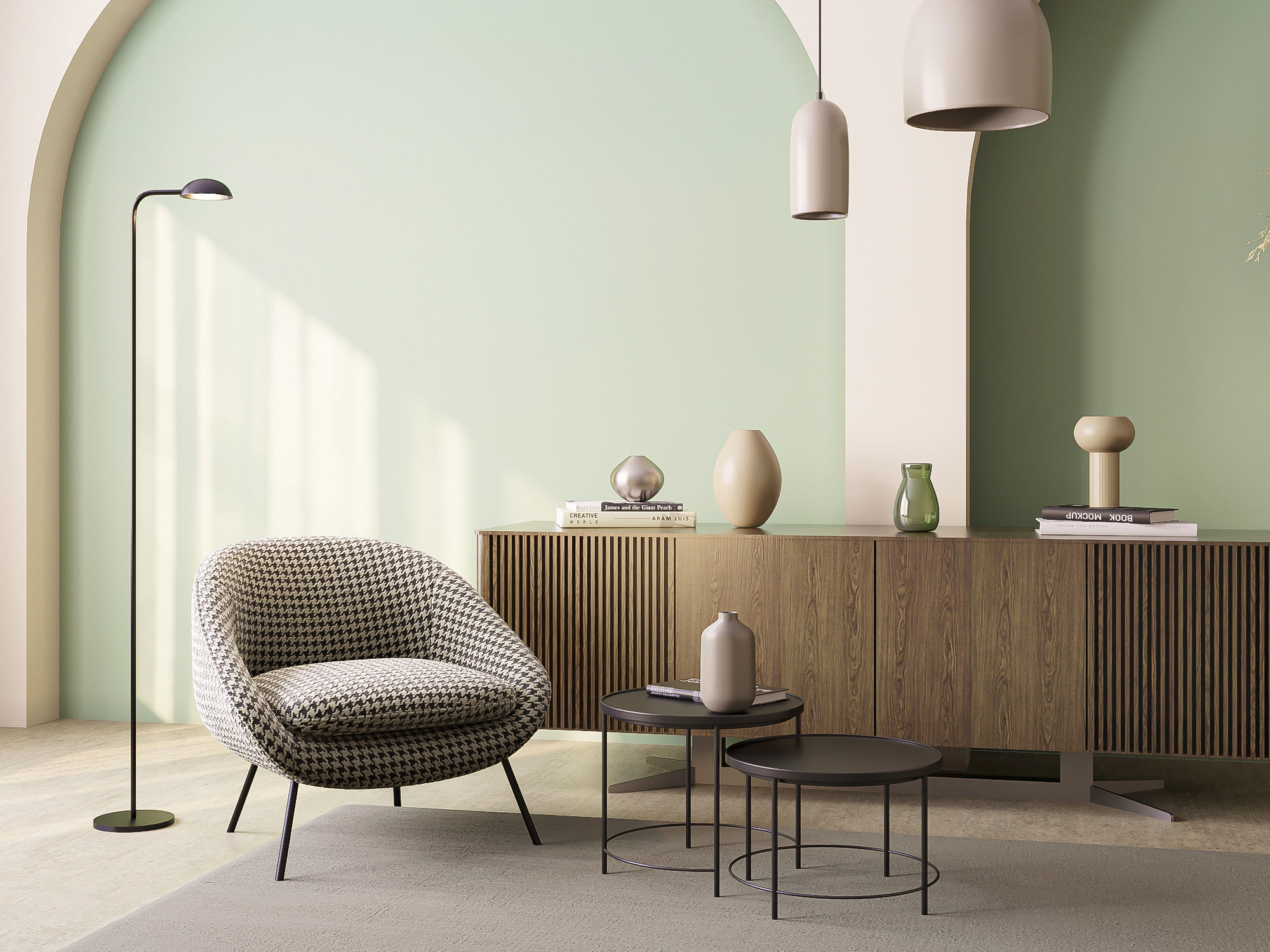 Interior scene living room 12 3D model_3