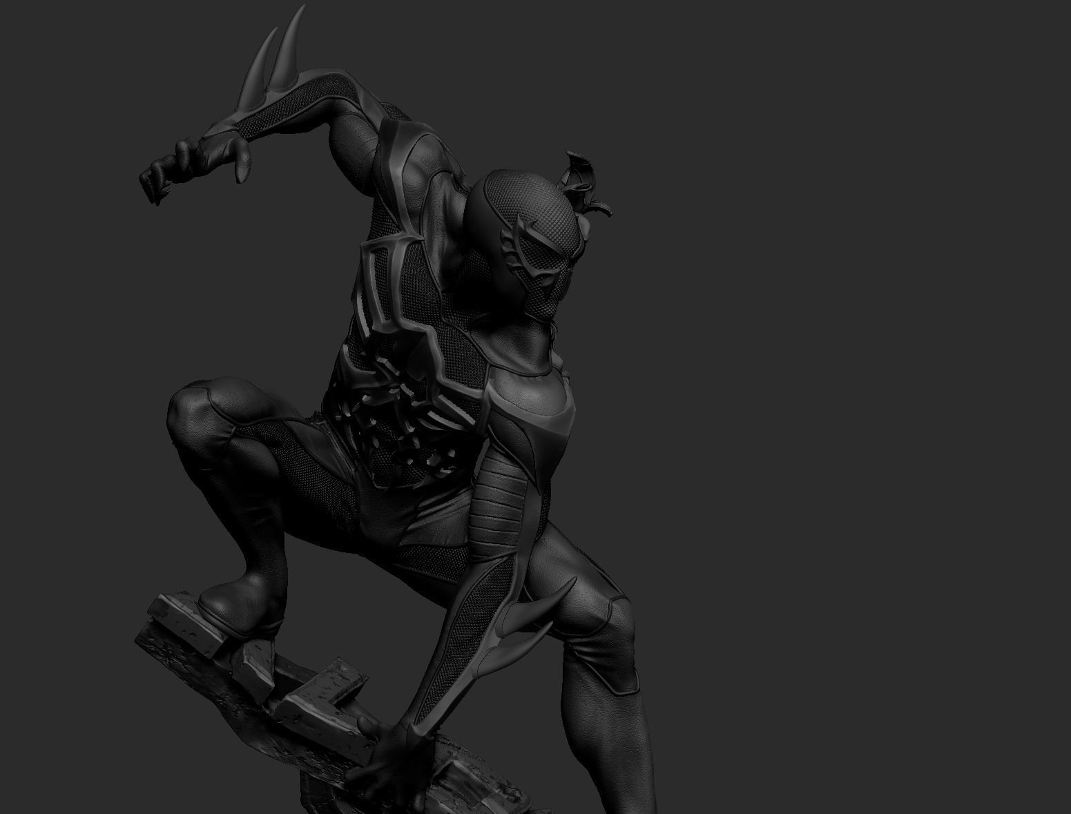Spider man 2099 3D print model_6