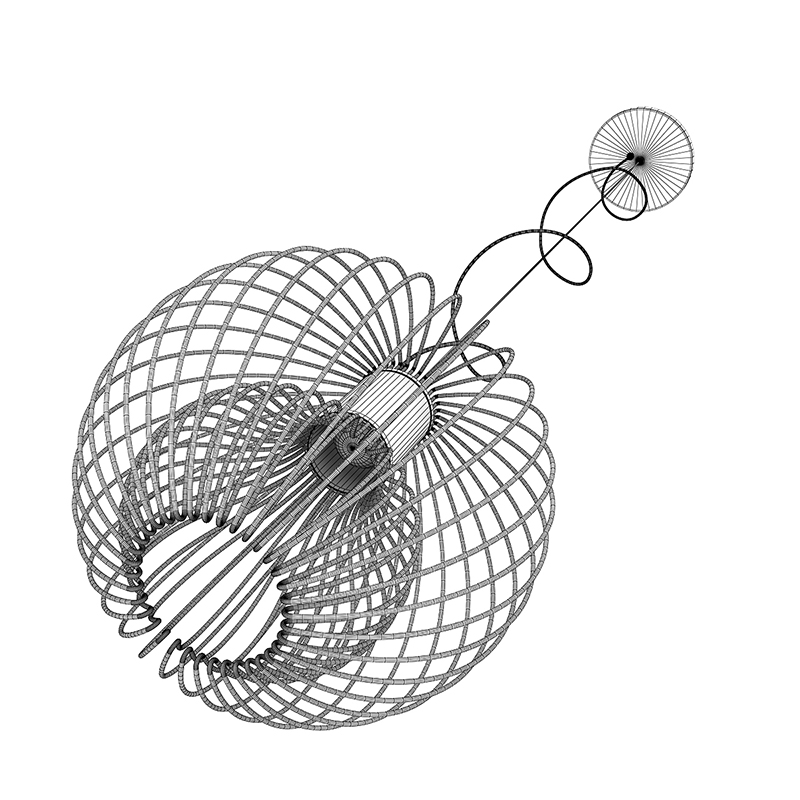 Ceiling Lamp 3D model_3