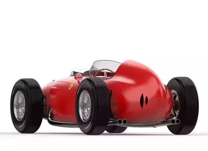 Ferrari 256 F1 1958 - V12 3D model