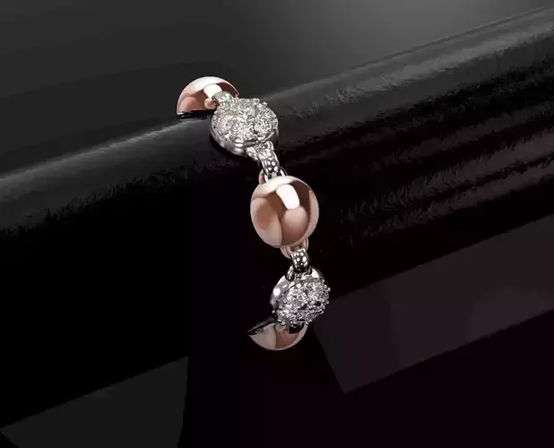 unisex ball bead chain ring 