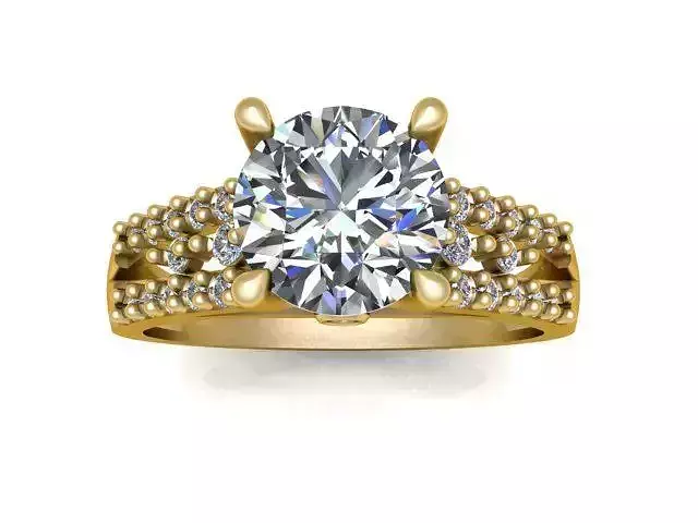 Diamond Ring Jewellery for Women 3D print model