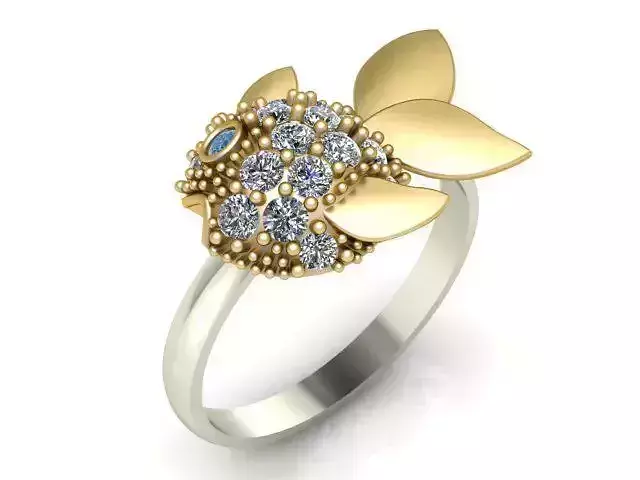 Diamond Ring Jewellery for Women 3D print model