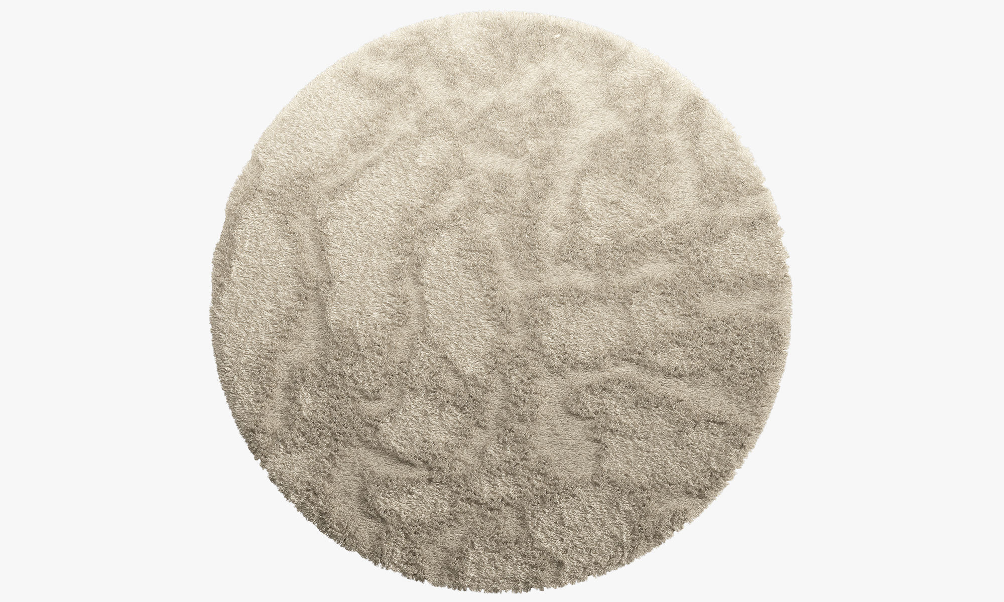 nuLoom Shaggy Area Round Rug 4 colors 3D model_9