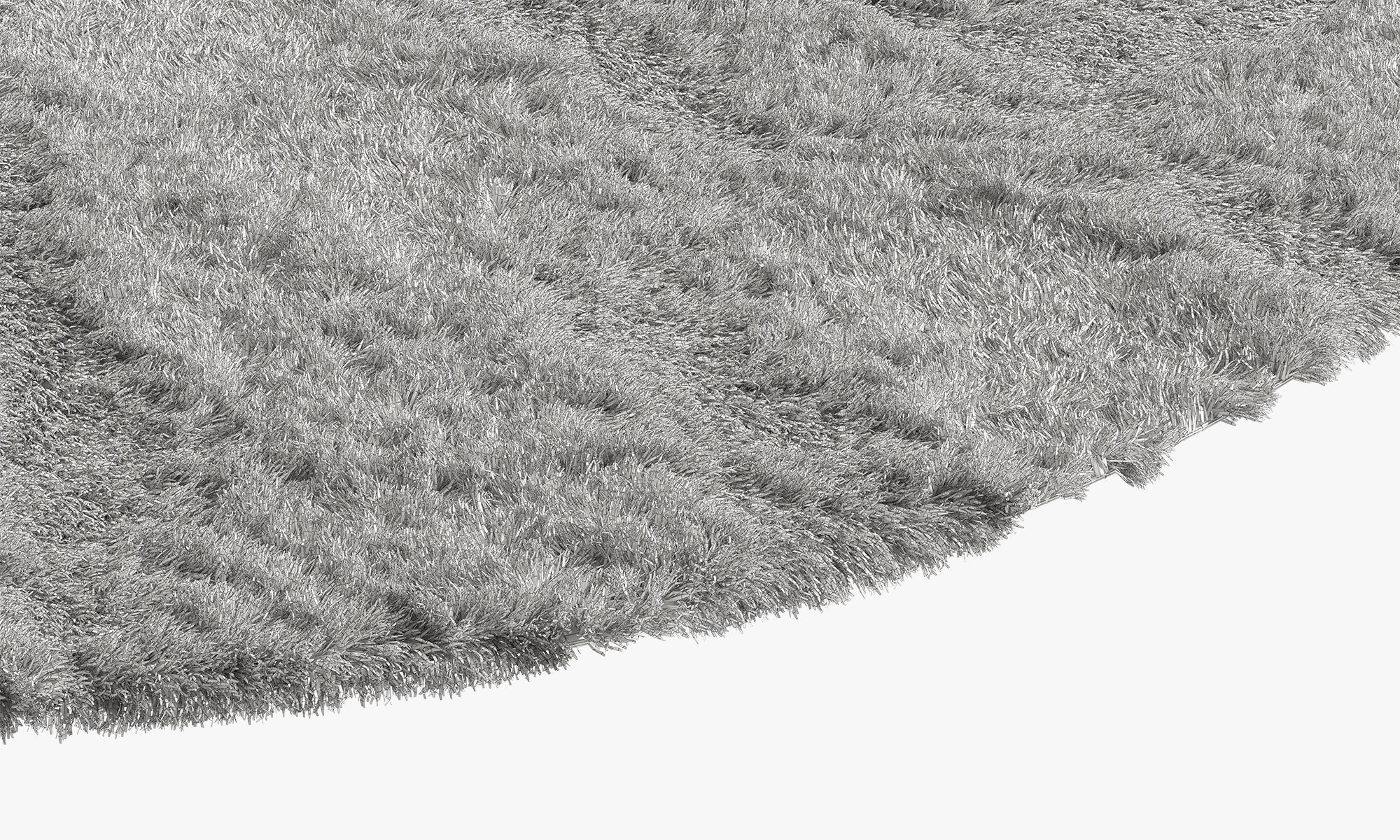 nuLoom Shaggy Area Round Rug 4 colors 3D model_19