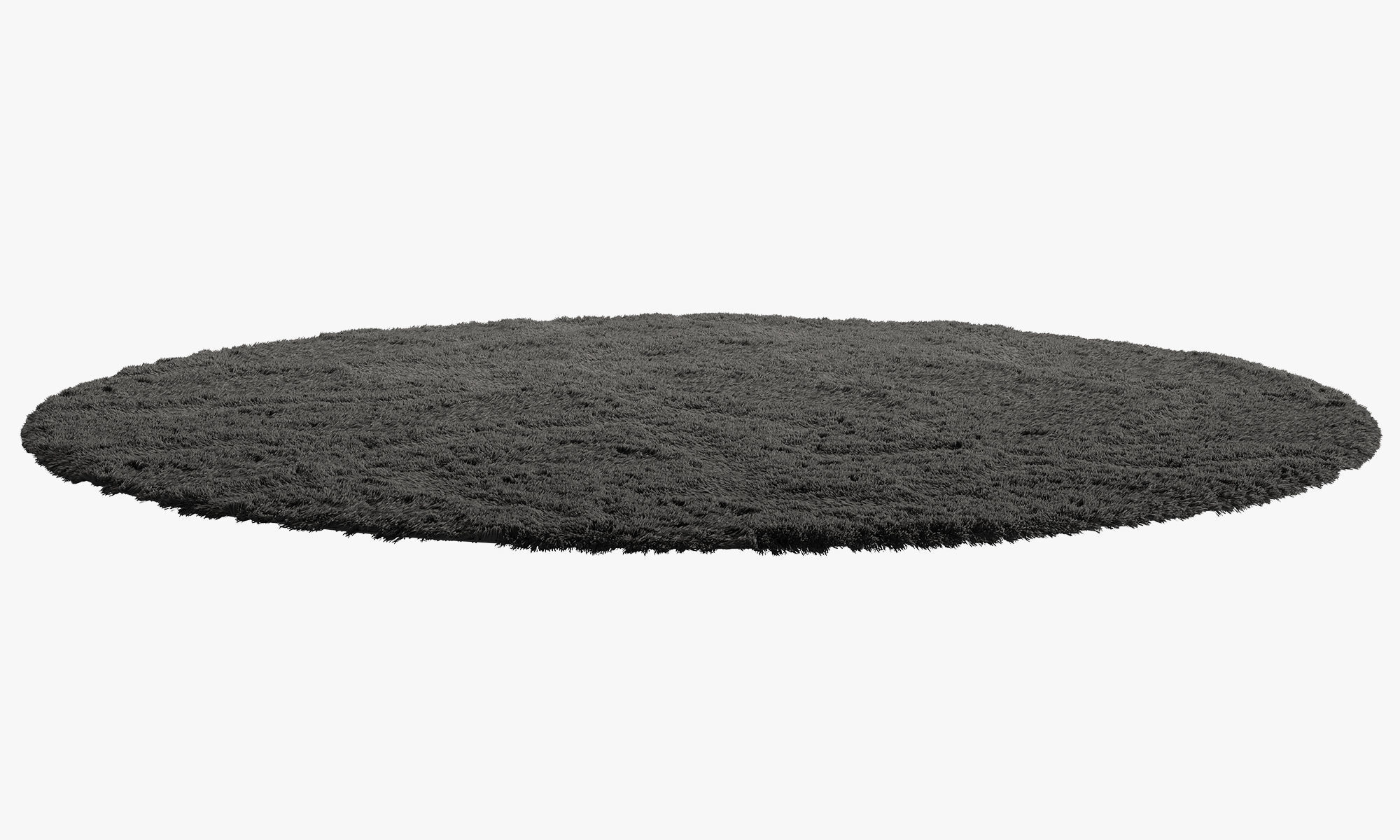 nuLoom Shaggy Area Round Rug 4 colors 3D model_14