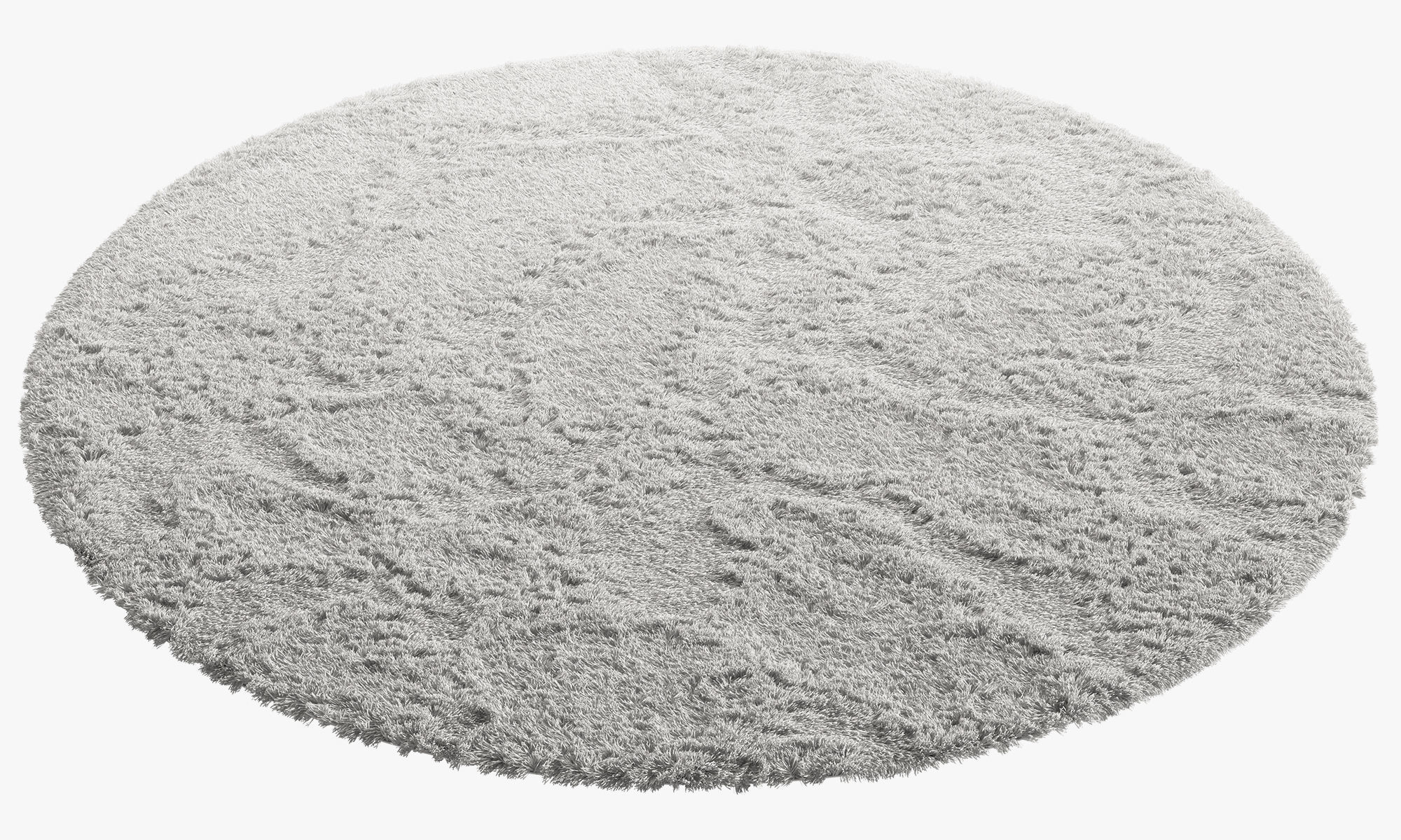 nuLoom Shaggy Area Round Rug 4 colors 3D model_11