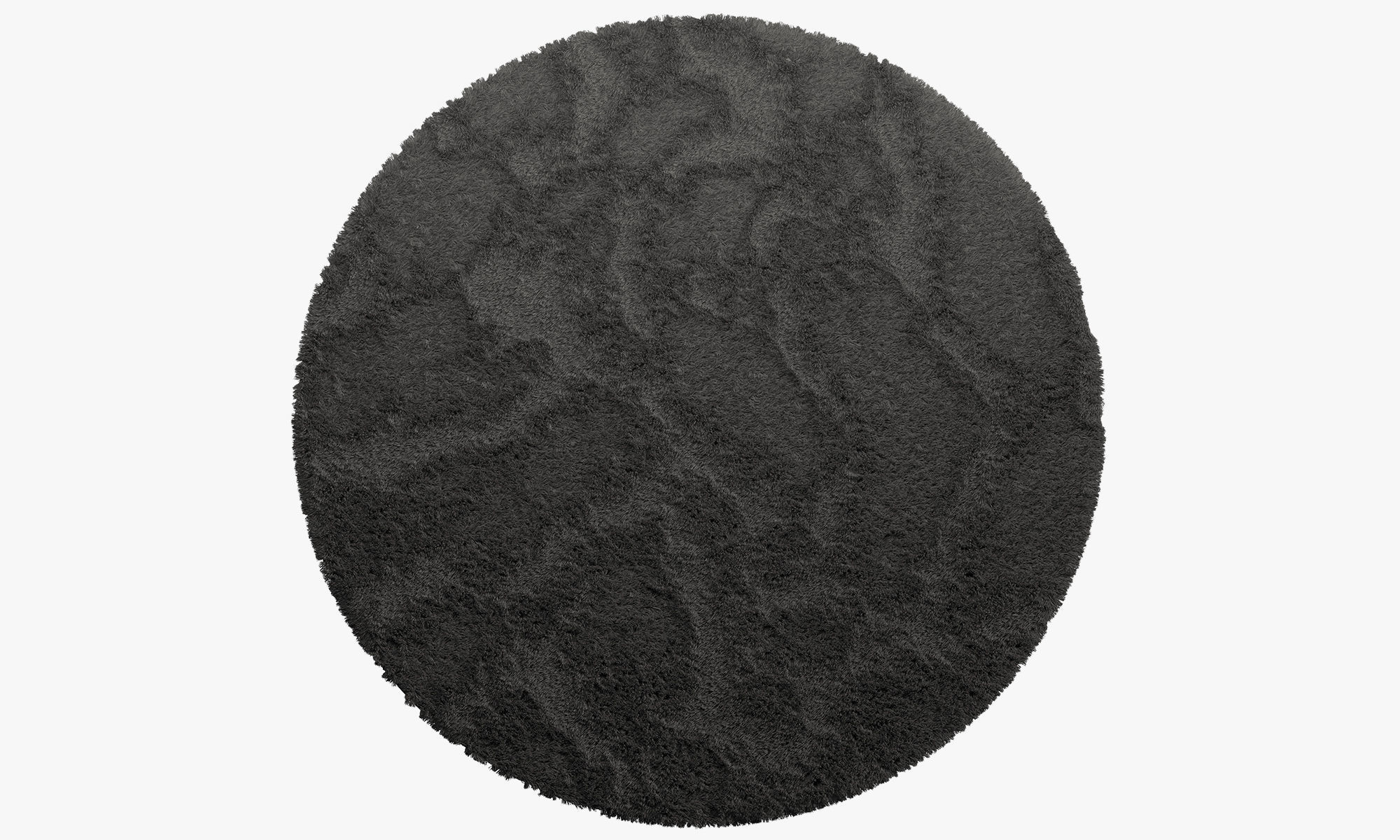 nuLoom Shaggy Area Round Rug 4 colors 3D model_17