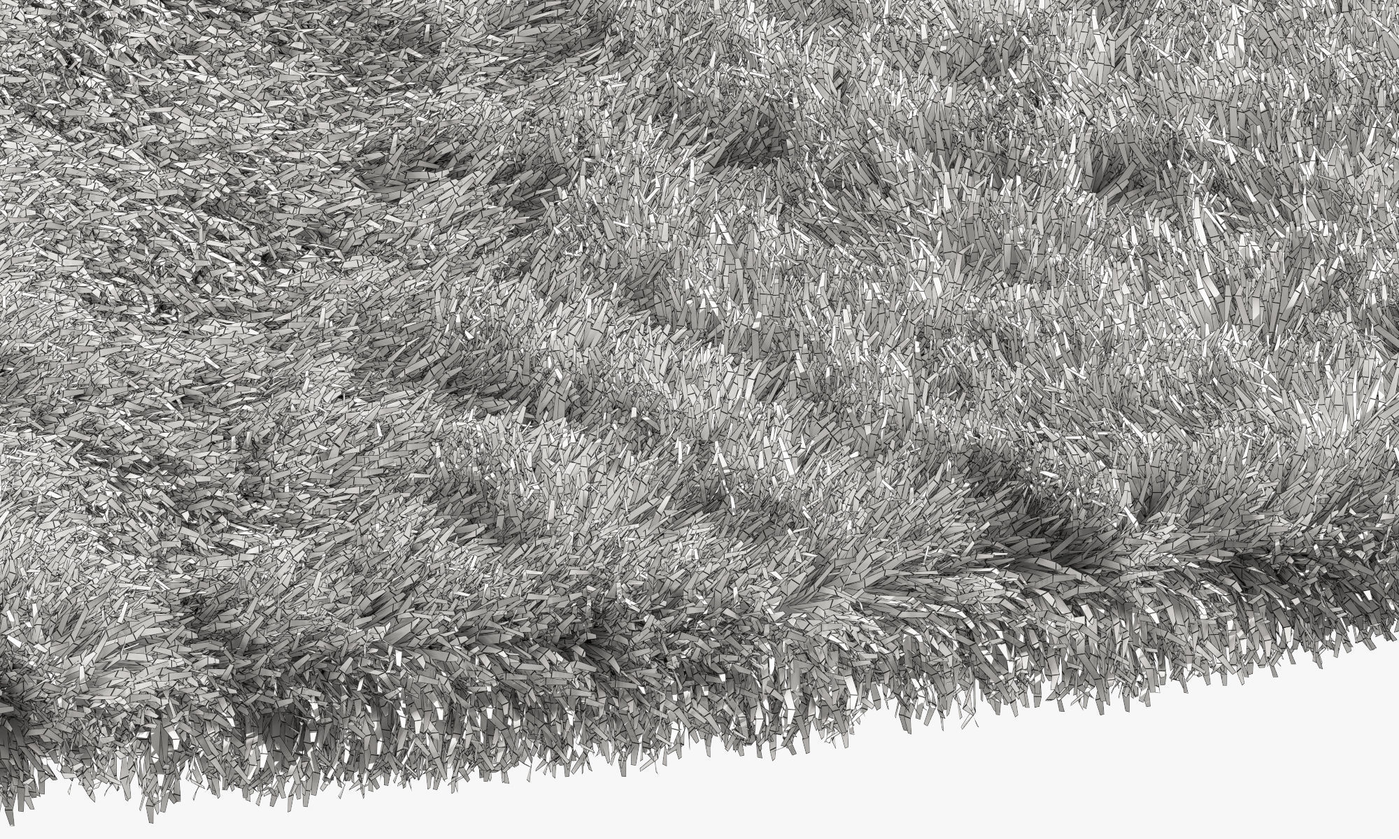 nuLoom Shaggy Area Round Rug 4 colors 3D model_18