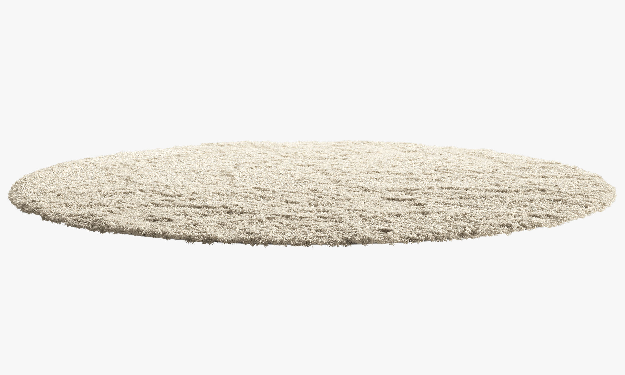 nuLoom Shaggy Area Round Rug 4 colors 3D model_6