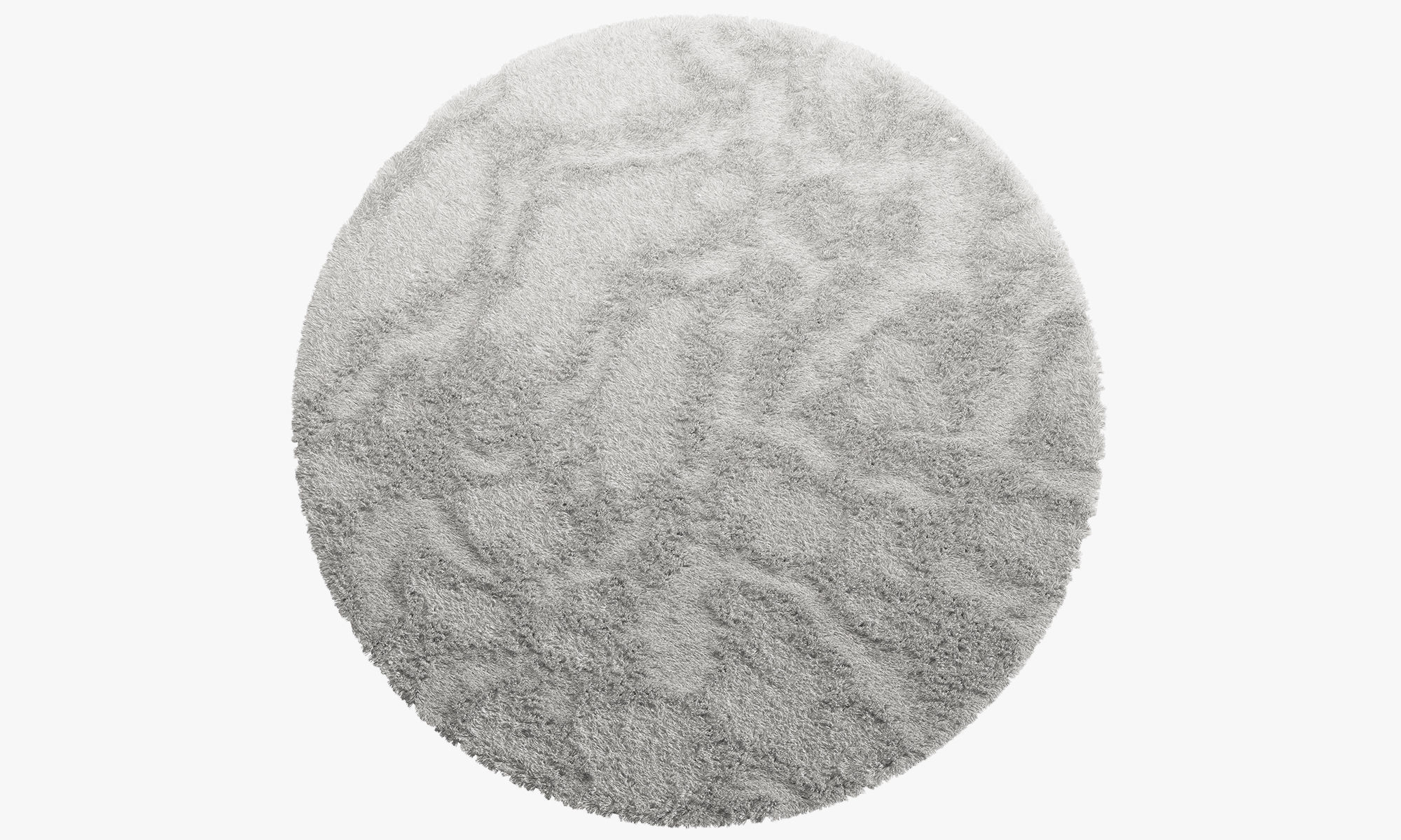nuLoom Shaggy Area Round Rug 4 colors 3D model_13