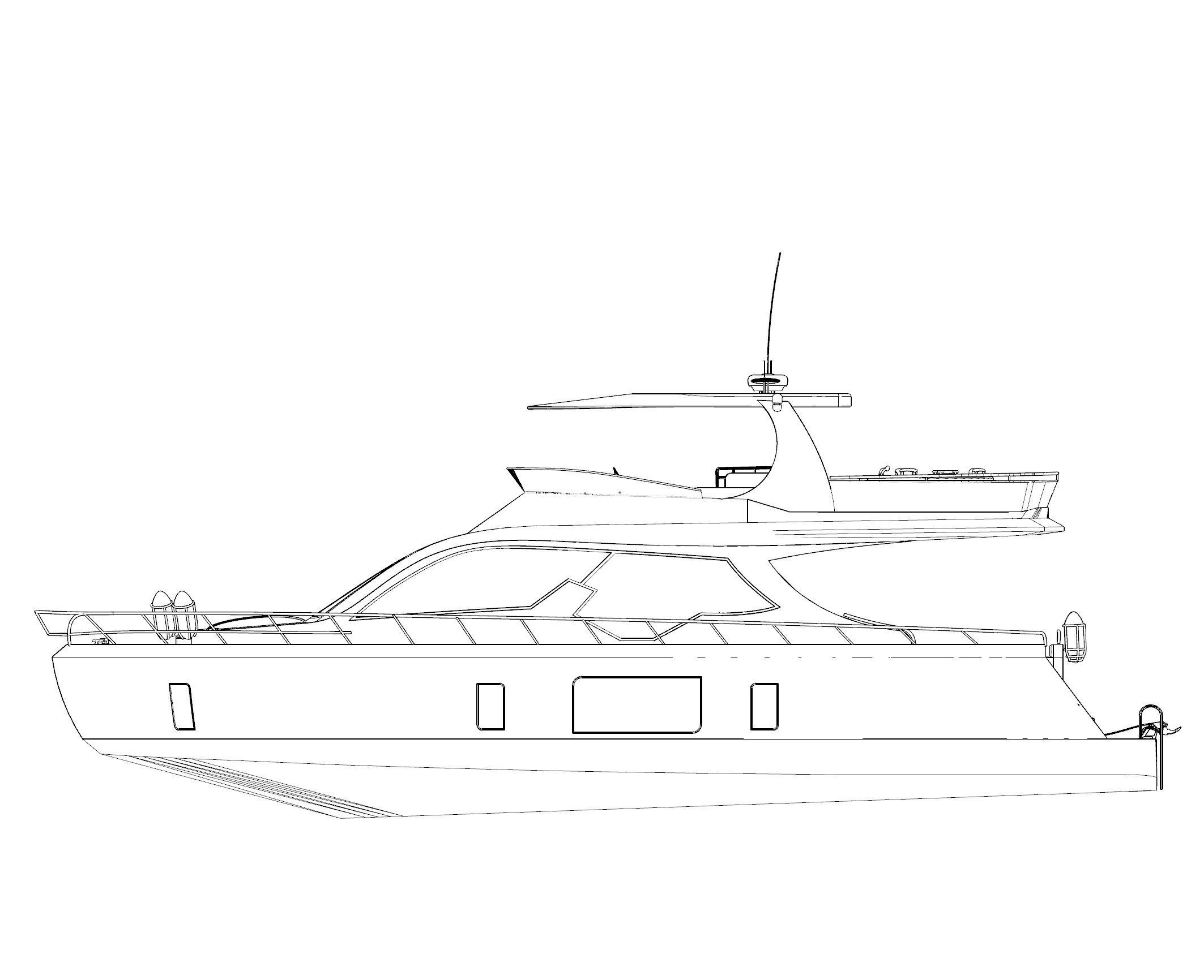 YACHT MODEL 2022 azimut 62 MODEL  3D model_9