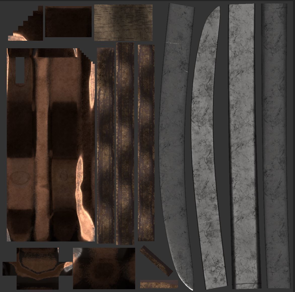 Saber -- PBR -- Game Ready Asset Low-poly 3D model_6