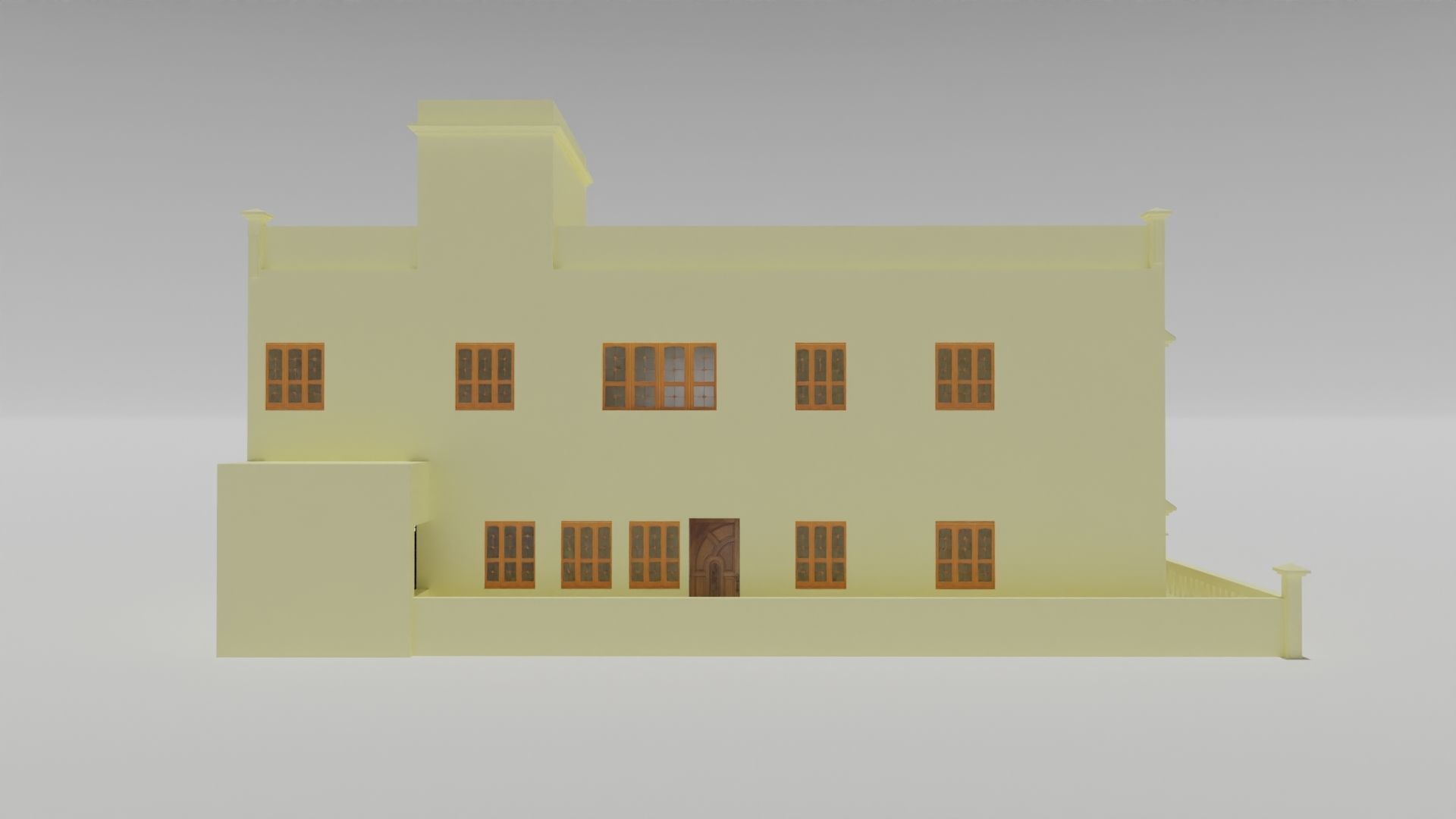 3D Home Model 1 Low-poly 3D model_4