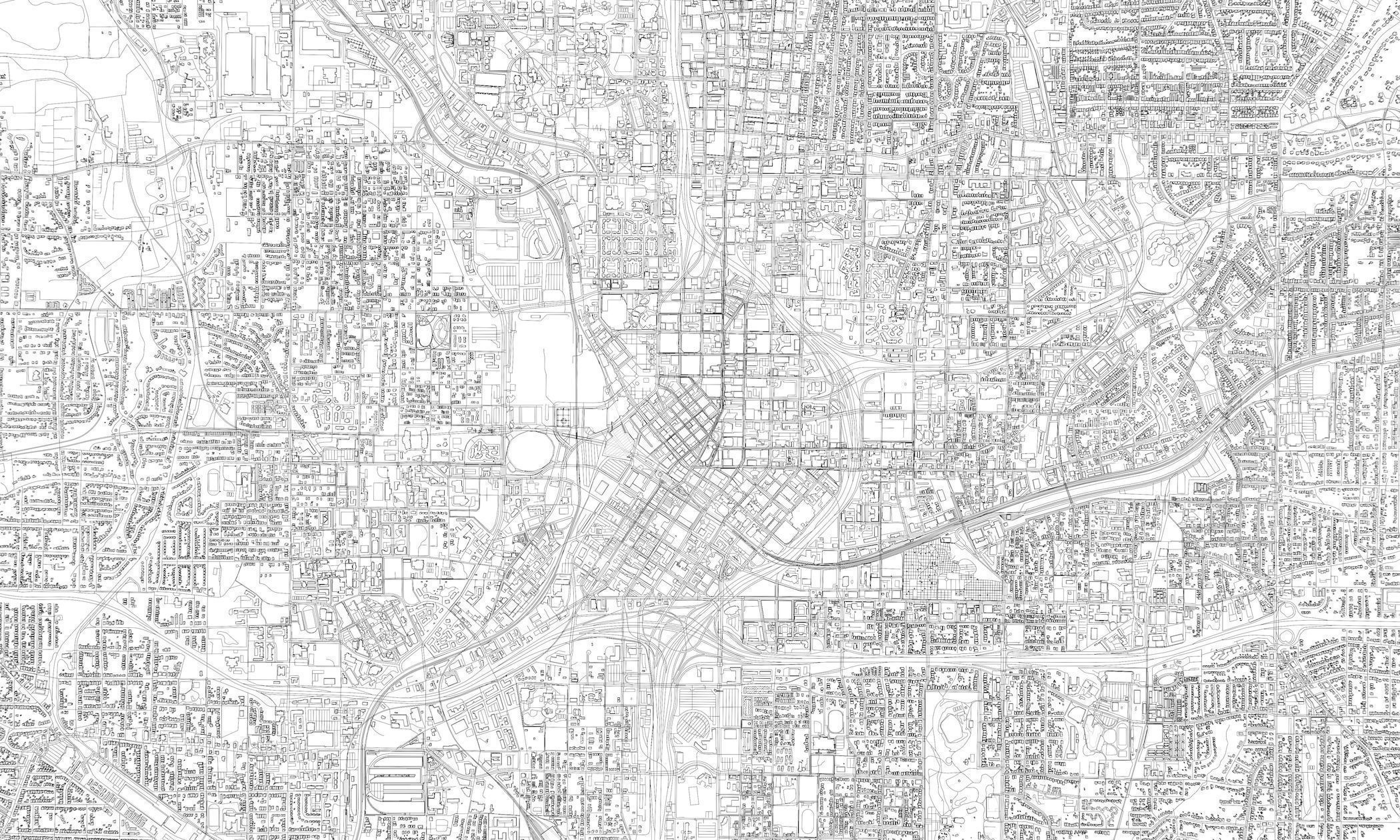 Atlanta USA - Mass buildings 3D model_16