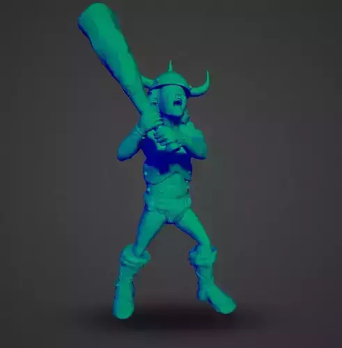 BOBBY THE BARBARIAN DUNGEONS AND DRAGONS 3D print model