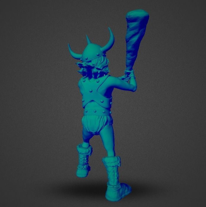 BOBBY THE BARBARIAN DUNGEONS AND DRAGONS 3D print model_2