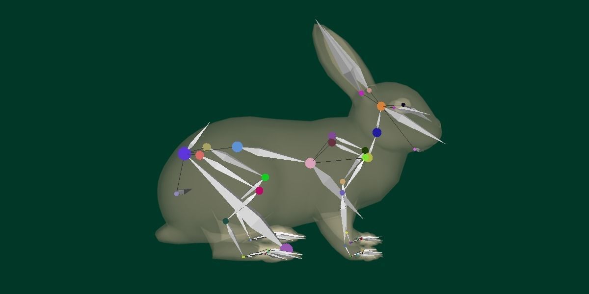 Brown Bunny Rabbit Low-poly 3D model_4