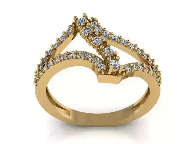 Diamond Ring Jewellery for Women 3D print model