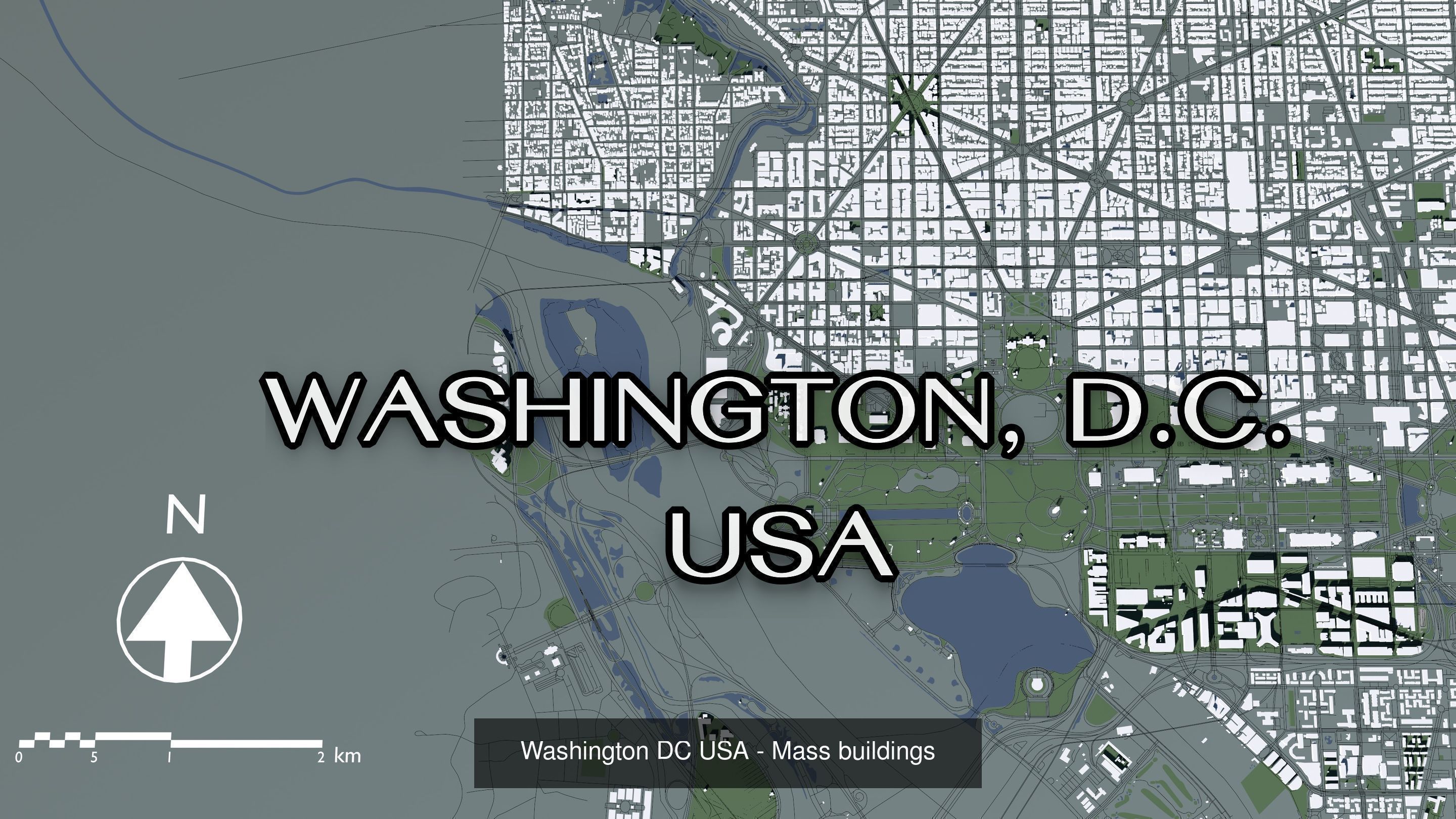 Cities in USA - mass buildings 3D Model Collection_2