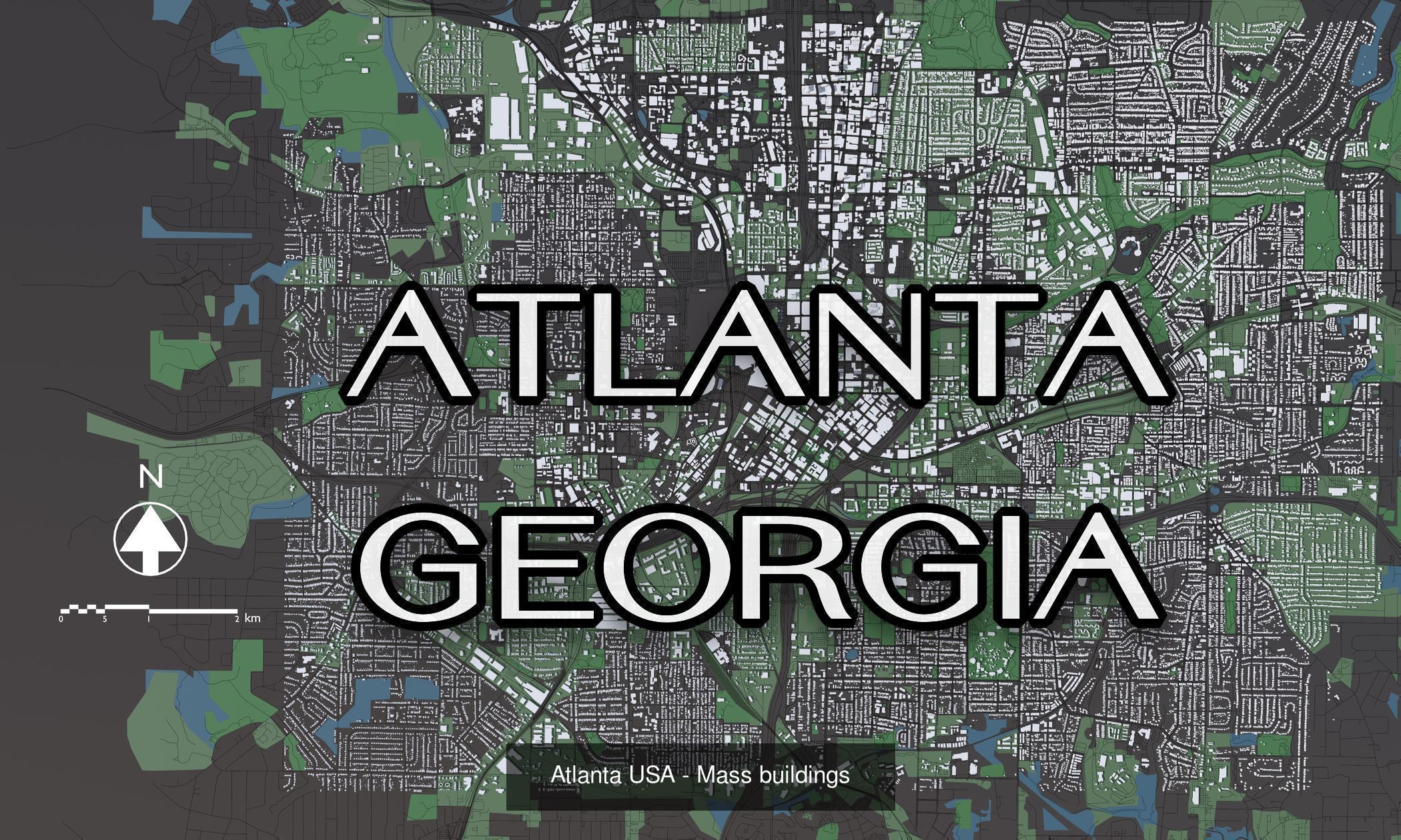 Cities in USA - mass buildings 3D Model Collection_8