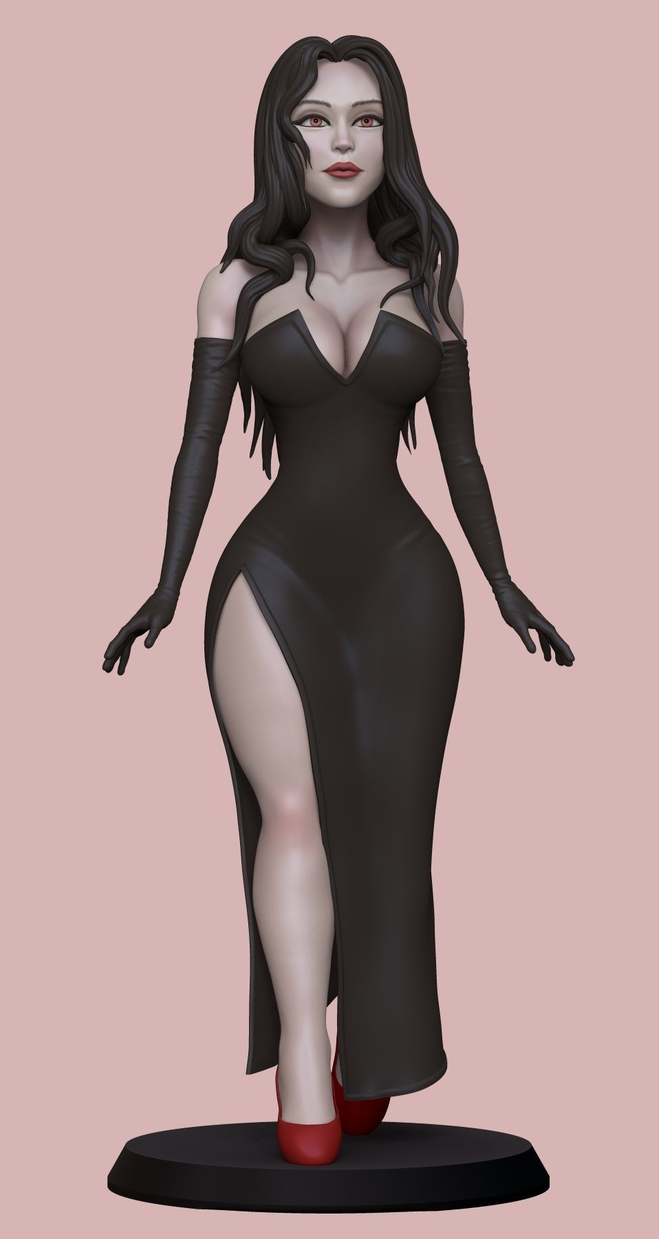 statue of woman  3D print model_1