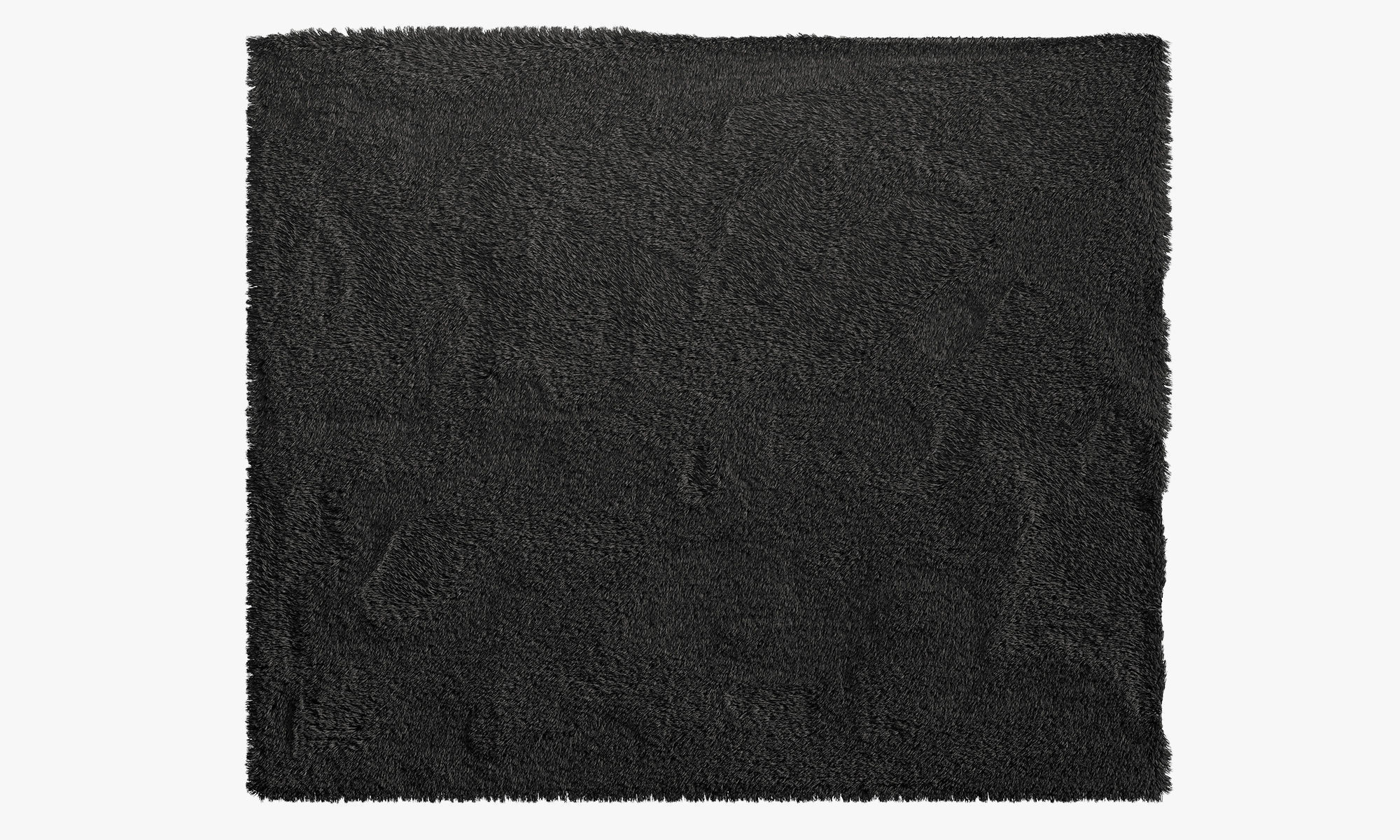 nuLoom Shaggy Area Rug 4 colors 3D model_17