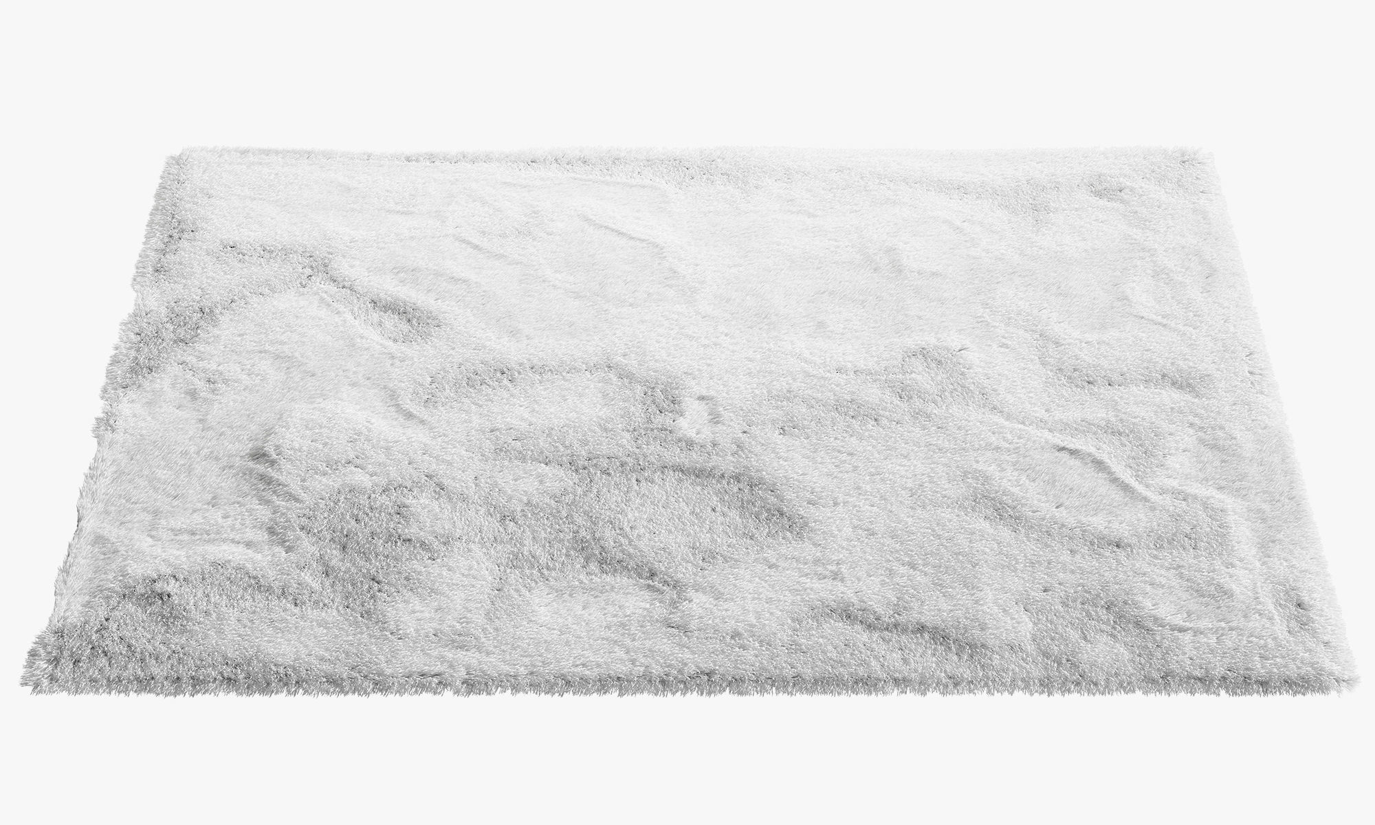 nuLoom Shaggy Area Rug 4 colors 3D model_3