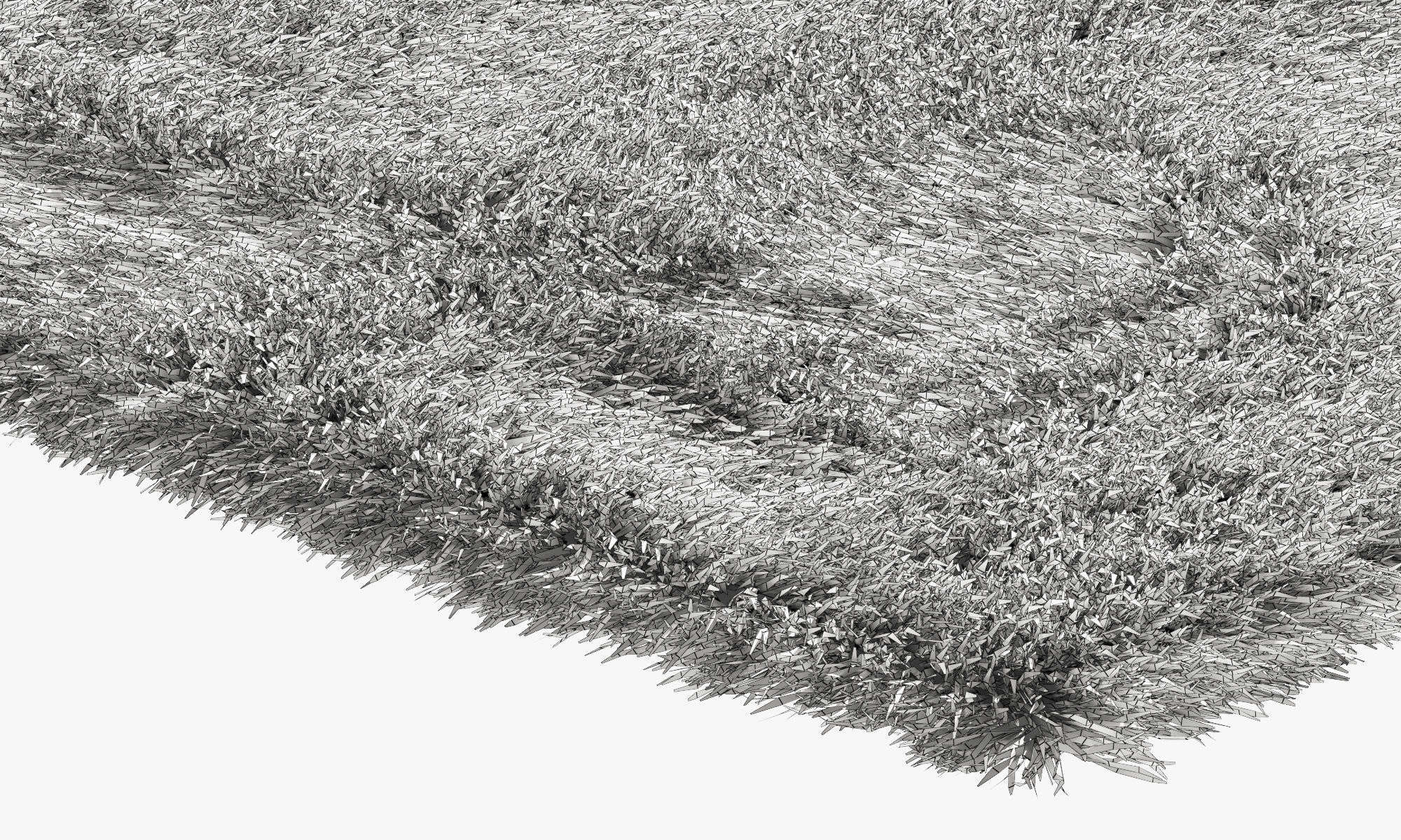 nuLoom Shaggy Area Rug 4 colors 3D model_18