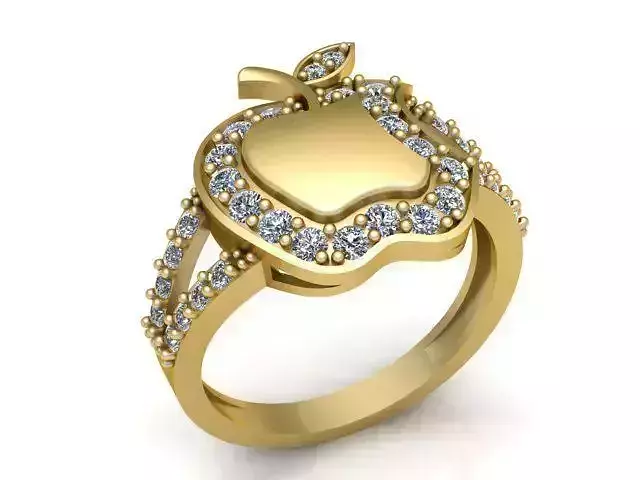 Diamond Ring Jewellery for Women 3D print model