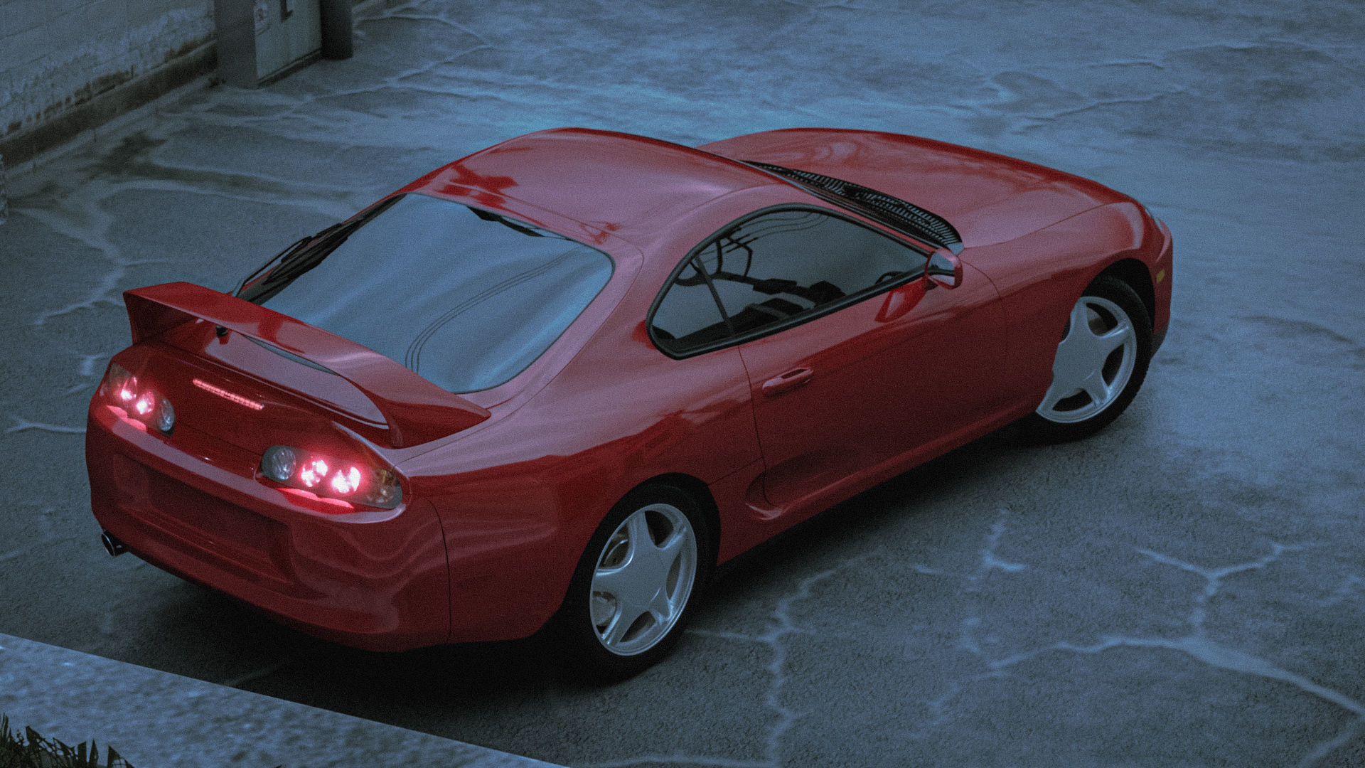 Toyota Supra A80 3D model_5