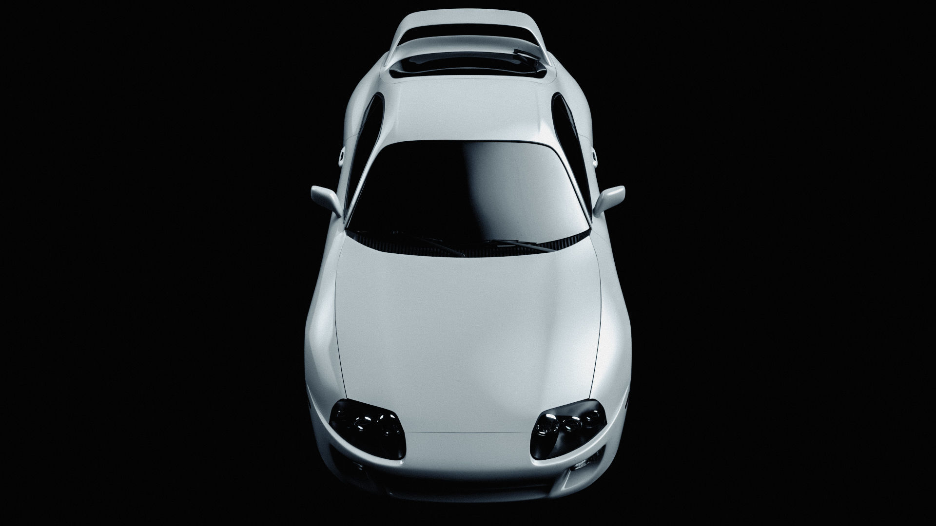 Toyota Supra A80 3D model_2