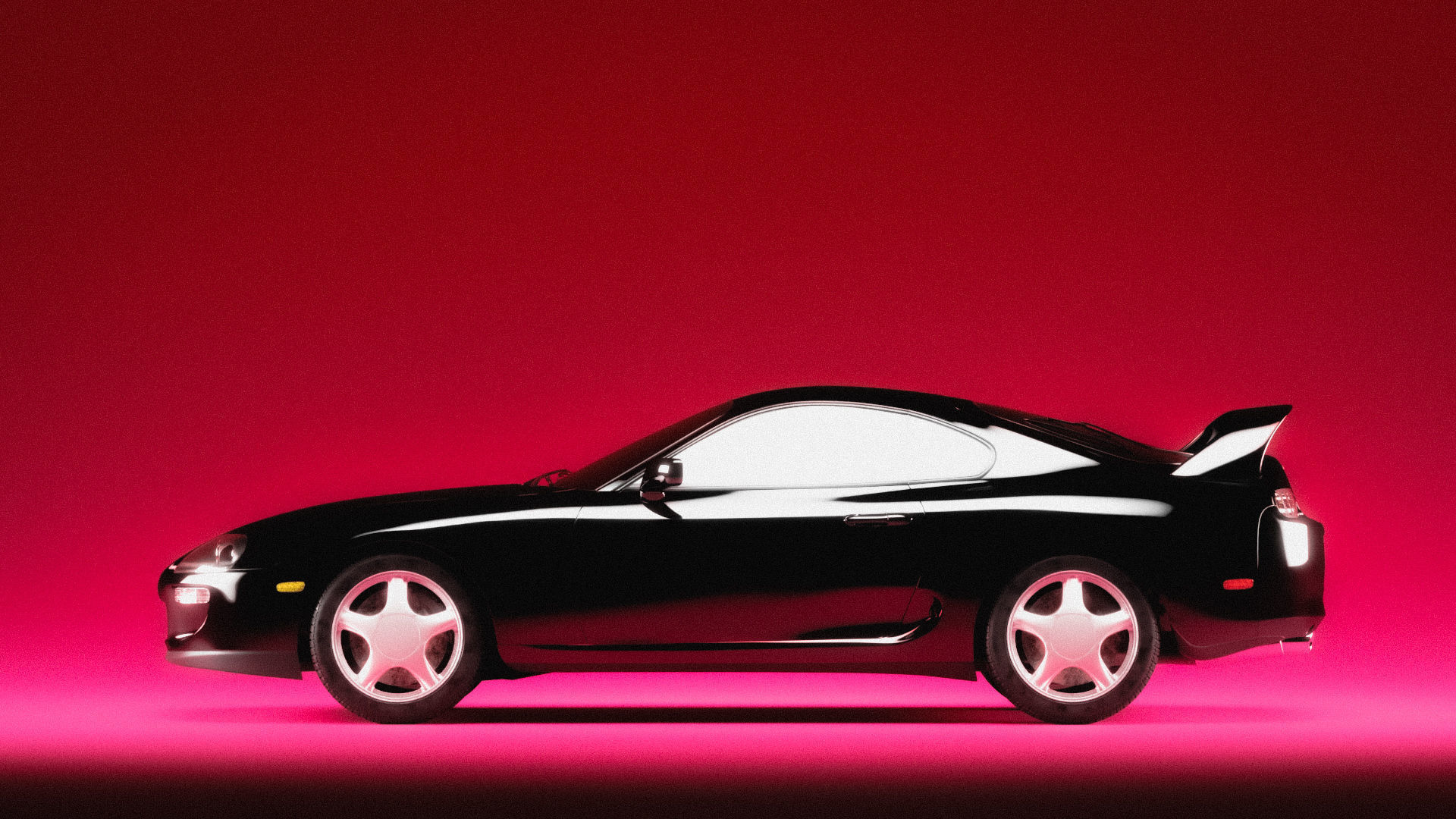 Toyota Supra A80 3D model_3