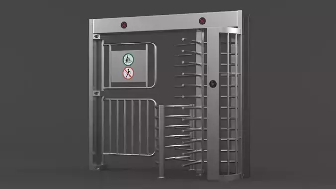Turnstile Gate 3D model