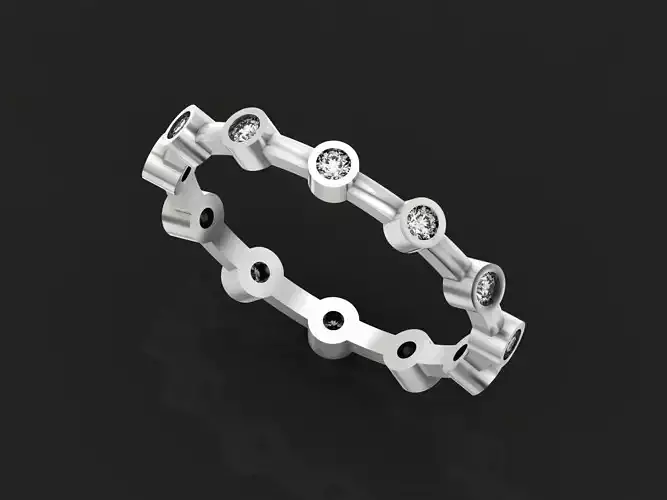 Full Eternity Bezel Diamond Band 2783