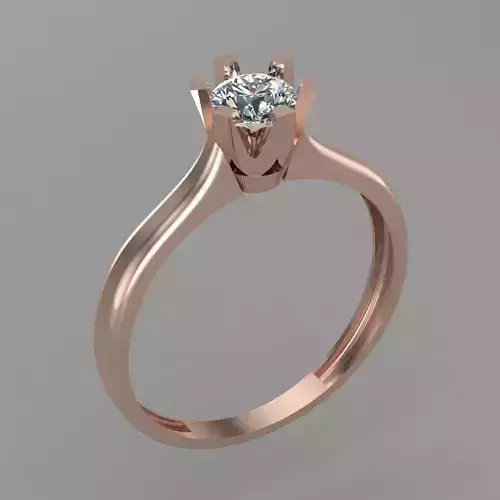 Wedding Engagement Women Ring 3D print model 3D print model