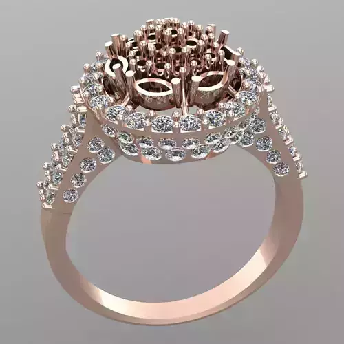 Wedding Engagement Women Ring 3D print model 3D print model