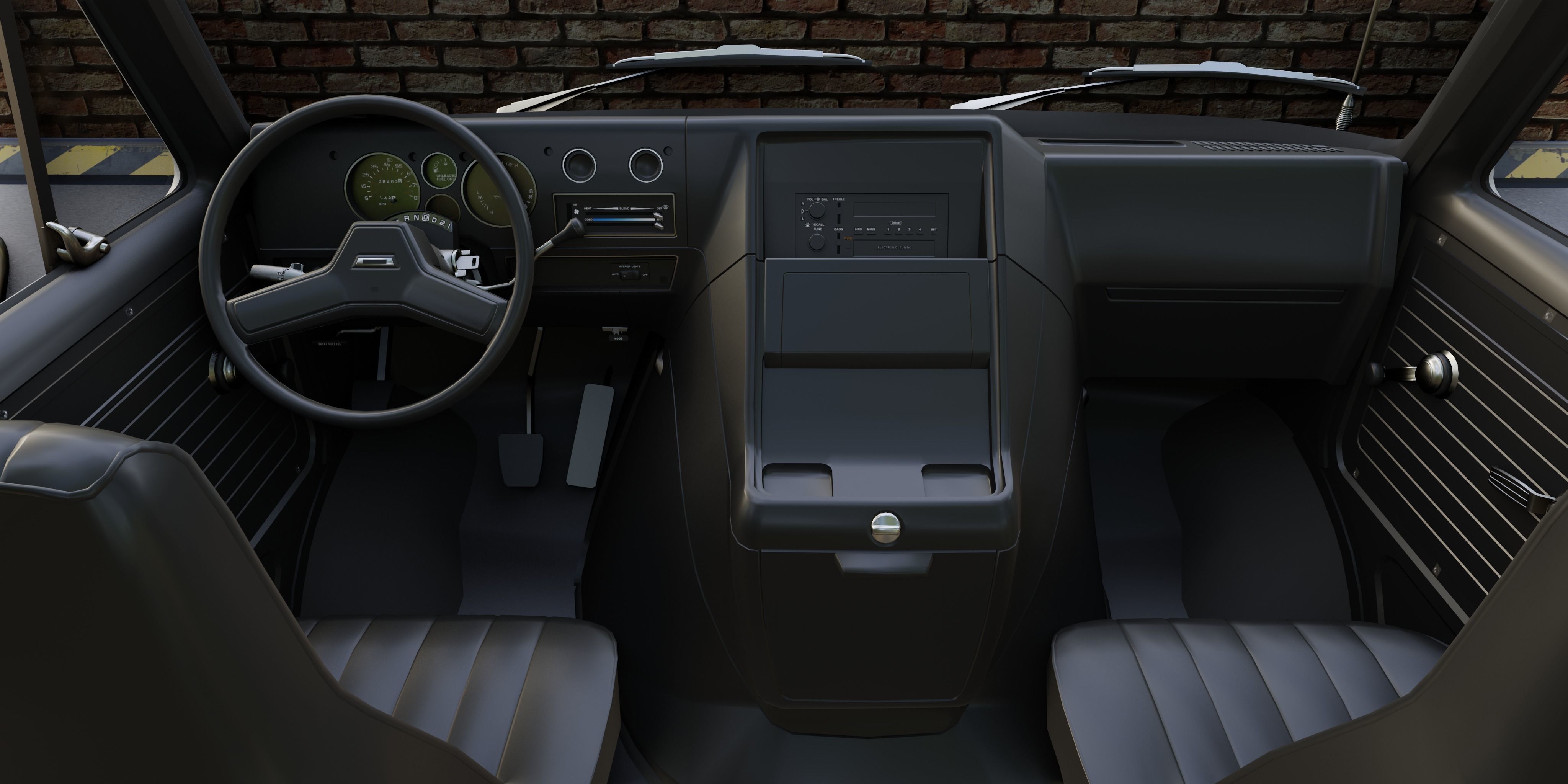 GMC Vandura 1983 Low-poly 3D model_15