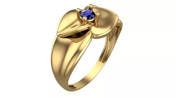 SINGLE STONE RING-RT09