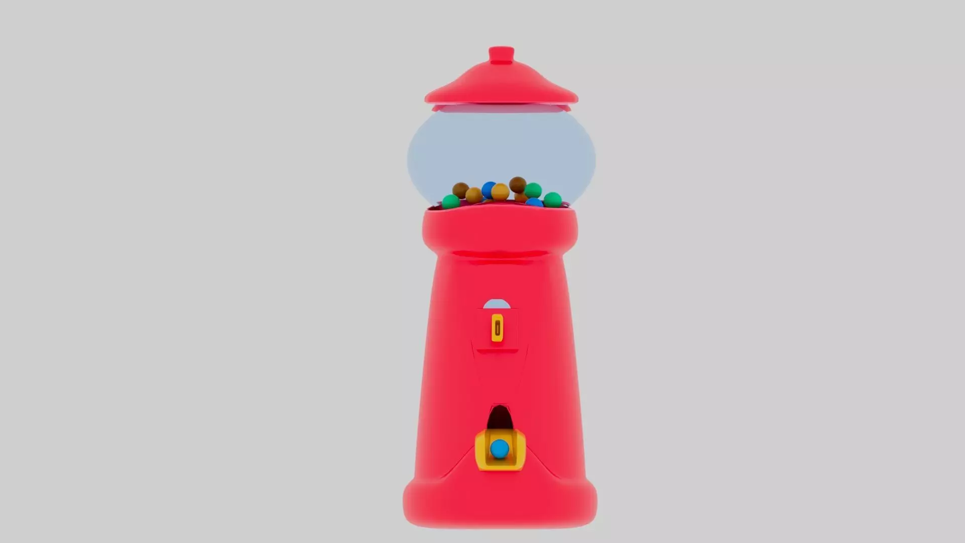 Gachapon Tower 3D model